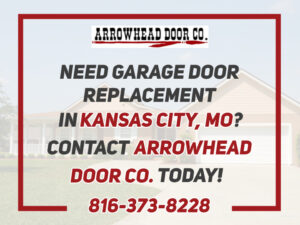 Garage door replacement installation Kansas City